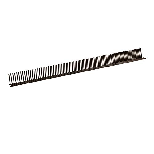 10 Stück Traufentlüftungskamm 60 mm x 1 m Trauf Kamm Traufe Belüftung (Braun) von Parotec