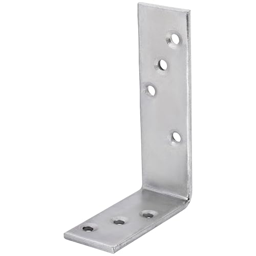 10 Stück Zimmermann Balkenwinkel für Bauwesen Montage 120 x 80 x 35 x 4 mm Schwerlast Winkelverbinder Lochwinkel Bauwinkel Holzverbinder Balkenwinkel Montagewinkel Stahlwinkel Verzinkt von Parotec