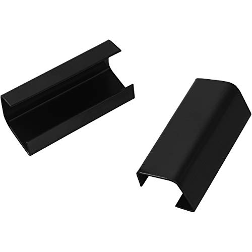 10 x SCHNEEFANGGITTER BINDEELEMENT Verbinder Verbindungsmuffe (RAL 9005 - Schwarz) von Parotec