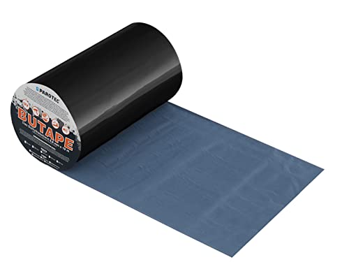 Aluminium Butylband BuTape Dachreparatur 150 mm x 10 lfm 5 Farben (Schwarz) von Parotec