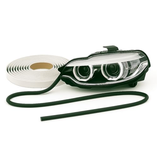 Butylband Butylrundschnur Auto - wasserdichtes Dichtmittel für Scheinwerfer und Lampengehäuse Abdichtung - Ø8mm 7x7mm Butyldichtband zur Reparatur beschlagener Fahrzeugscheinwerfer 6 m Schwarz Butylband Butylrundschnur Auto - wasserdichtes Dichtmittel für Scheinwerfer und Lampengehäuse Abdichtung - Ø8mm 7x7mm Butyldichtband zur Reparatur beschlagener Fahrzeugscheinwerfer 6 m Schwarz von Parotec