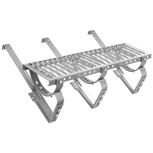 Dachtritt Steigtritt 150 cm für Dachziegel und Biberschwanzziegel (Silber) von Parotec