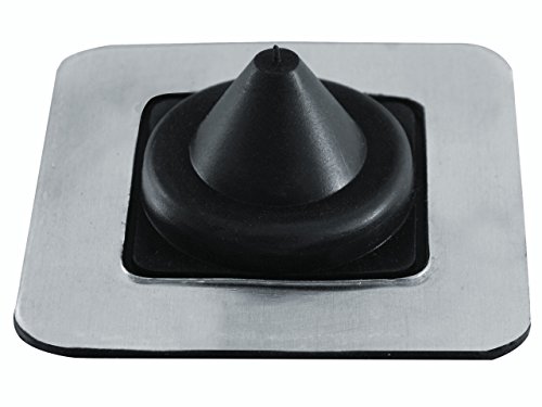 FOLNET Rohrmanschette Dachdurchführung Kabel- Rohrdurchführung Dichtungsflansch für Blechdachdeckungen EPDM 3 bis 724 mm Blechpfannen Trapezblech Doppelstehfalz (EPDM quadratisch, 3 mm - 19 mm) von Parotec