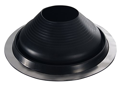 FOLNET Rohrmanschette Dachdurchführung Kabel- Rohrdurchführung Dichtungsflansch für Blechdachdeckungen EPDM 3 bis 724 mm Blechpfannen Trapezblech Doppelstehfalz (EPDM rund, 254 mm - 483 mm) von Parotec