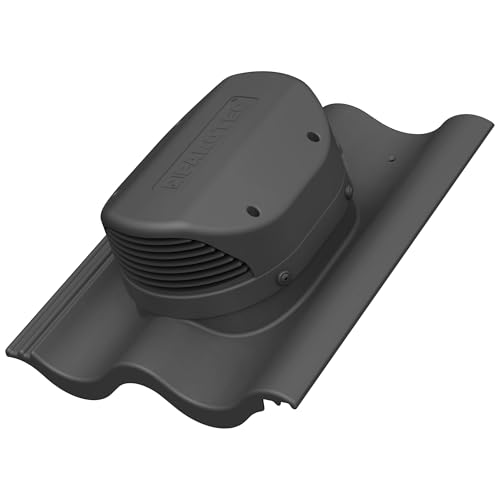 Parotec Flachlüfter für Braas - Harzer, Nelskamp - Sigma Dachlüfter Entlüfter Lüftungsziegel (RAL 7016 - Anthrazit) von Parotec