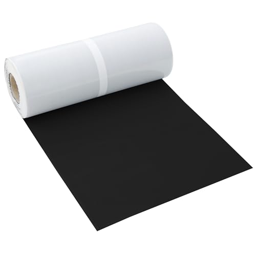 Kaminanschluss - Kaminanschlussband - Wandanschluss - Selbstklebende Glattes Blei Band 300mm / 5mtr. 6 Farben (RAL 9005 - Schwarz) von Parotec