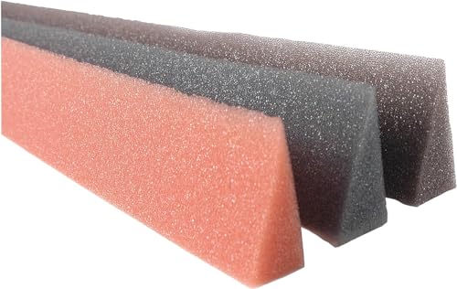 Parotec 100x KEHLDICHTSTREIFEN SELBSTKLEBEND Kehle Dichstreifen in 3 Farben verfügbar (Graphit) von Parotec