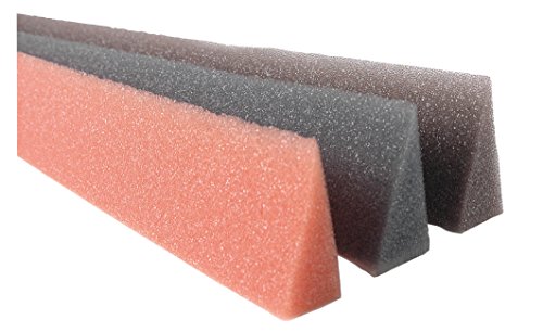 Parotec 10x KEHLDICHTSTREIFEN SELBSTKLEBEND Kehle Dichstreifen in 3 Farben verfügbar (Braun) von Parotec