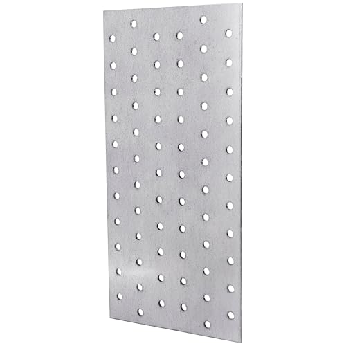 Tischlerei Lochplatte für Bauwesen Montage Plattverbinder Holzverbinder Lochverbinder Verzinkt Stahlverbinder Plattwinkel Flachplatte Verbindungsplatte 120 x 240 x 2 mm Tischlerei Lochplatte für Bauwesen Montage Plattverbinder Holzverbinder Lochverbinder Verzinkt Stahlverbinder Plattwinkel Flachplatte Verbindungsplatte 120 x 240 x 2 mm von Parotec