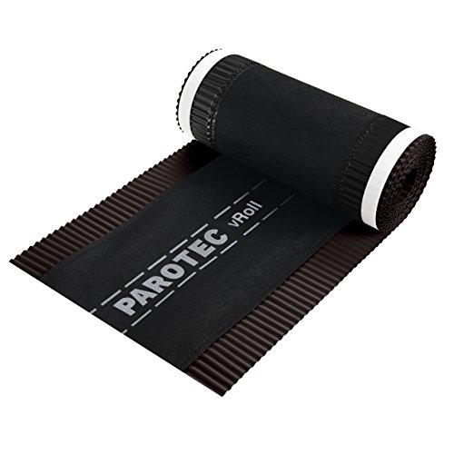 Top Qualität Ventilation Firstband Firstrolle Aluminium + Vlies 240 mm x 5 m (RAL 8017 - Braun) von Parotec