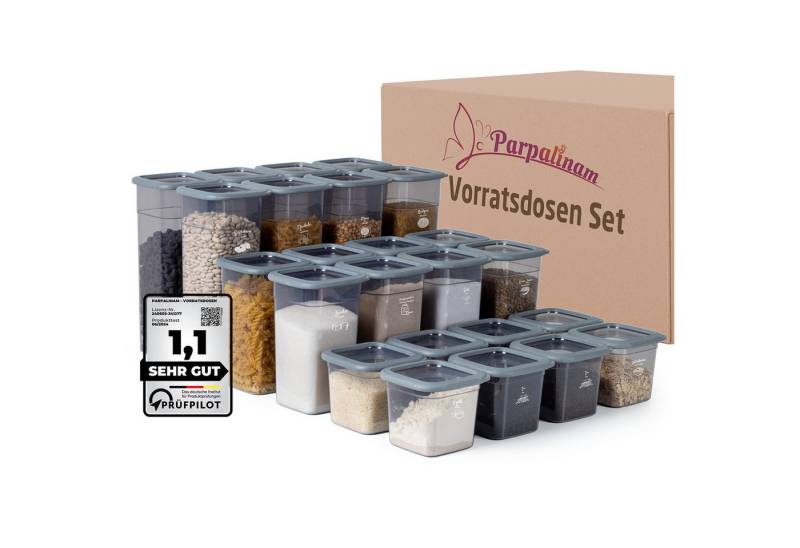 Parpalinam Vorratsdose Vorratsdosen mit Deckel Luftdicht Aufbewahrungsboxen Frischhaltedosen, (Spar-Set, Vorratsdosen mit Deckel) von Parpalinam