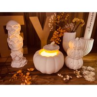 Herbst Halloween Deko Teelichthalter Totenköpfe Kürbisse von PartEYzubehoer