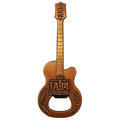 Beatles Fab 4 Gitarren-Flaschenöffner, Bronze von Partisan