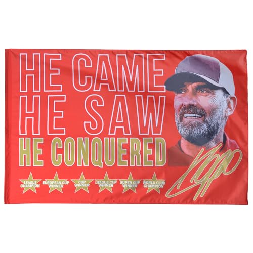 Klopp Flagge - He Came! He Saw! He Conquered! Large 5' x 3' von Partisan