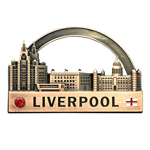 Liverpool Kühlschrankmagnet aus Metall von Partisan