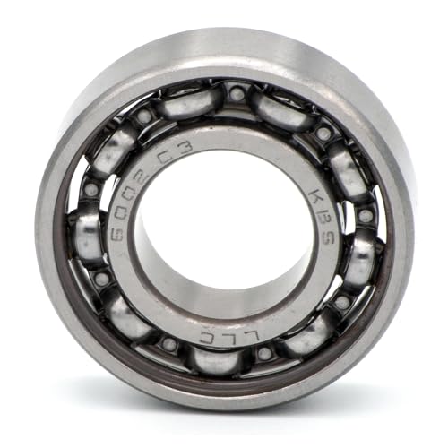 Parts and Parts Rillenkugellager 6002 c3, 15x32x9mm, DIN 625 ISO 15, Hochgeschwindigkeits-Radiallager, reibungsarm, leichtgängig, ideal für Fahrzeuggetriebe und Industriemaschinen von Parts and Parts