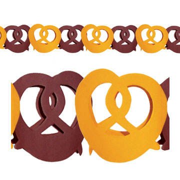 Brezel-Girlande, 300 cm EMPFEHLUNG von PARTY DISCOUNT