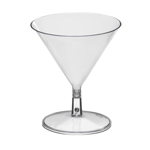 Party Essentials Miniware Hard Plastic 2 Oz. Martini Mini Glasses, Mini Martini Glasses, Pack of 12 Party Essentials Miniware Hard Plastic 2 Oz. Martini Mini Glasses, Mini Martini Glasses, Pack of 12 von Party Essentials
