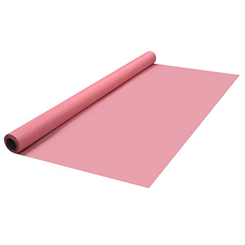 Party Essentials Plastic Banquet Table Roll Available in 27 Colors, 40" x 100', Pink von Party Essentials