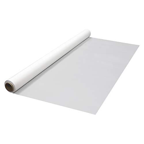 Party Essentials Plastic Banquet Table Roll Available in 27 Colors, 40" x 100', White von Party Essentials