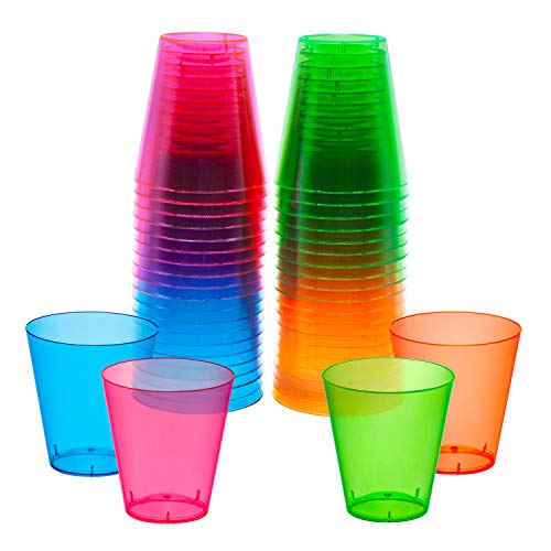 Party Essentials Schnapsgläser aus Hartplastik, 56,7 ml, 40 Stück, verschiedene Neonfarben Party Essentials Schnapsgläser aus Hartplastik, 56,7 ml, 40 Stück, verschiedene Neonfarben von Party Essentials