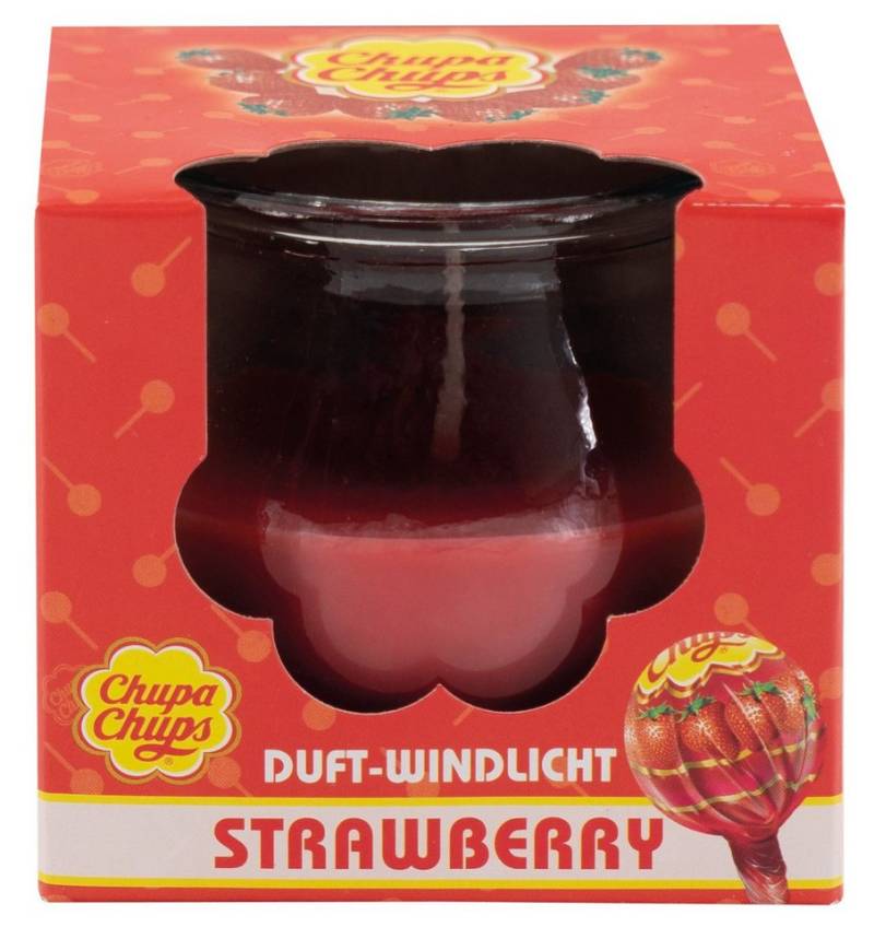 Party Factory Duftkerze Chupa Chups Windlichter Duftkerzen Auswahl Erdbeere Lemon Cola Kirsche, ca. 20 h Brenndauer pro Licht von Party Factory