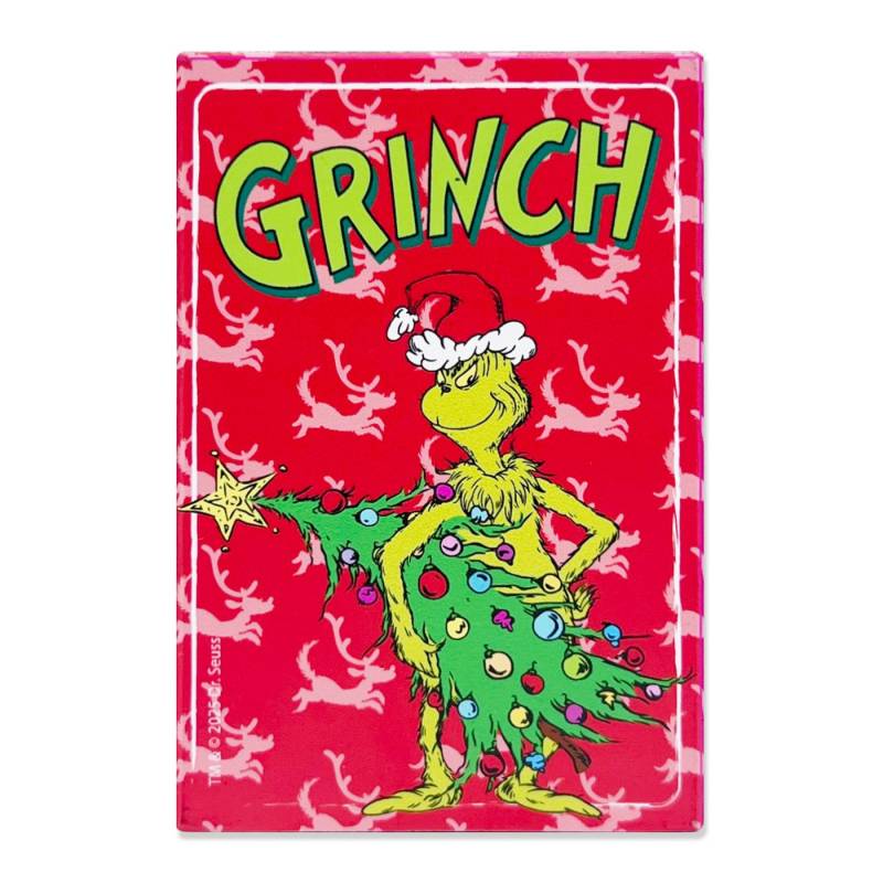 Party Factory Einwegbecher The Grinch Magnet Set 2-teilig rot – Magnete für Kühlschrank & Tafel, Kunststoff von Party Factory