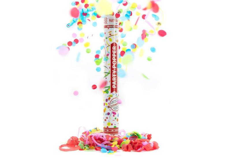 Party Factory Konfetti Party Popper 40 cm Konfettikanone mit glitzernem Konfetti Party Factory Konfetti Party Popper 40 cm Konfettikanone mit glitzernem Konfetti von Party Factory