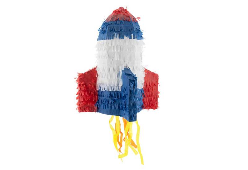 Party Factory Pinata Raketen Pinata Kinder Partyspiel Schlagpinata Geburtstagsspiel, mit Ziehbändern von Party Factory