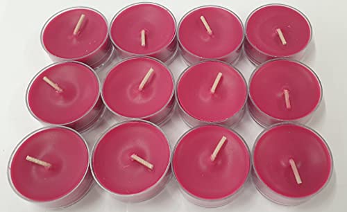 PartyLite 12 Teelichter "Preiselbeere" / "Cranberry" von PartyLite