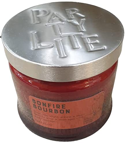 PartyLite 3-Docht- Duftwachsglas "Bonfire Bourbon" von PartyLite