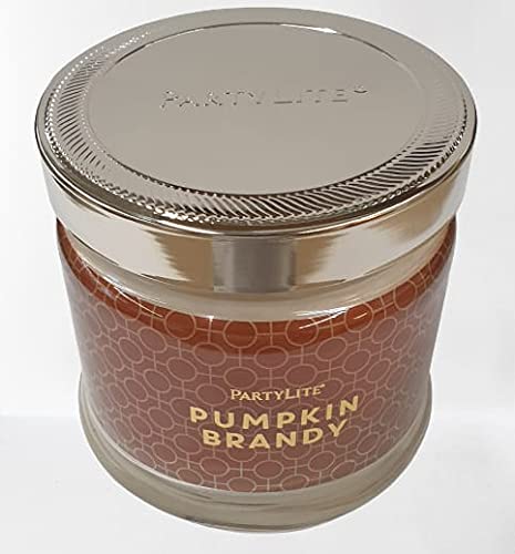 PartyLite 3-Docht- Duftwachsglas "Kürbis Brandy" / "Pumkin Brandy" von PartyLite