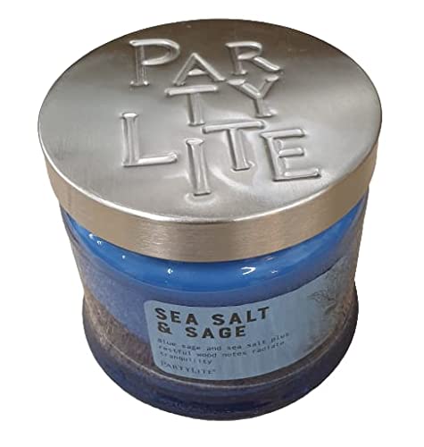 PartyLite 3-Docht- Duftwachsglas "Sea Salt & Sage" von PartyLite