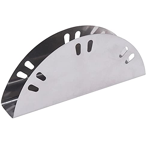 Edelstahl Serviettenhalter für bis zu 20 Servietten perfekt für Ihre Geburtstagparty und Tischdekorationen (Serviettenhalter 15cm lang Edelstahl) von Party Nation