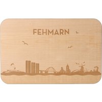Frühstücksbrett | Fehmarn Skyline von Party24