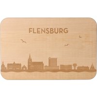 Frühstücksbrett | Flensburg Flensburger Skyline von Party24