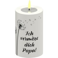 Led-Kerze | Trauerkerze Ich/Wir Vermissen Dich Papa Erinnerung Outdoor Kerze von Party24