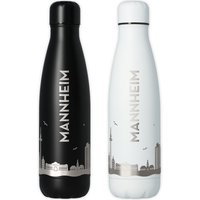 Trinkflasche | Mannheim Mannheimer Skyline Luftlinie in Schwarz Oder Weiß Trinkflasche | Mannheim Mannheimer Skyline Luftlinie in Schwarz Oder Weiß von Party24
