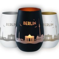 Windlicht | Berlin Berliner Skyline Verschiedene Farben 465Ml von Party24