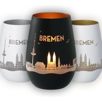 Windlicht | Bremen Bremer Skyline Verschiedene Farben von Party24