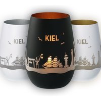 Windlicht | Kiel Kieler Skyline Verschiedene Farben von Party24