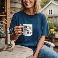Vogel Kaffeebecher Geschenk Für Vogelbeobachter, "Gespräch Birdy To Me" von PartyBrew