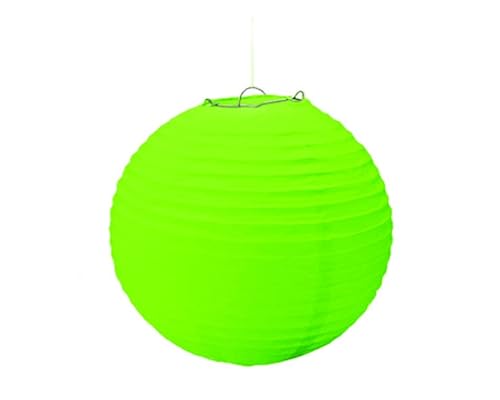 PartyCube, Grün 3er Set Laterne rund Papier (Ø25cm) 34043 von PartyCube