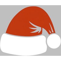 Santa Hat Aufkleber, Weihnachten Vinyl-Aufkleber | Set Von 12 Santa Hat Aufkleber, Weihnachten Vinyl-Aufkleber | Set Von 12 von PartyDecalShop