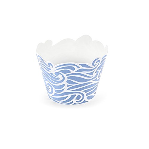 Cupcake wrappers Ahoy, 5x7.5x 5cm, 6 Stück, FM11 von PartyDeco