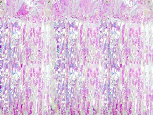 PartyDeco Türvorhang Lametta Irisierend | 90x250cm von PartyDeco