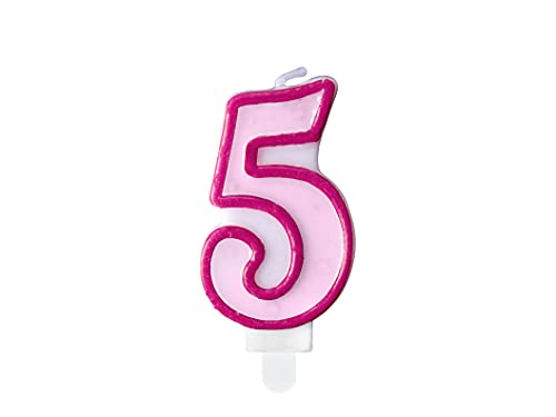 PartyDeco Geburtstag Kerze Nummer 5 rosa Kuchen Dekorationen Muffin Toppers backt Geburtstag Hochzeit Jubiläum Kerzen für Erwachsene Kinder PartyDeco Geburtstag Kerze Nummer 5 rosa Kuchen Dekorationen Muffin Toppers backt Geburtstag Hochzeit Jubiläum Kerzen für Erwachsene Kinder von PartyDeco