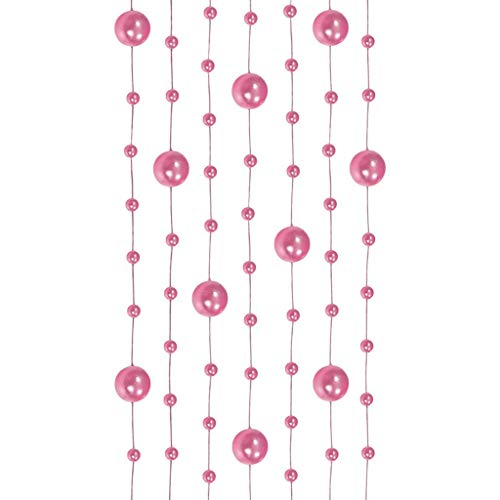 Perlengirlande 5St. x 1,3m, Farbe:pink 26 von PartyDeco