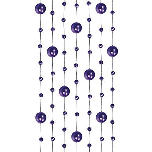 Perlengirlande 5St. x 1,3m, Farbe:violett 20 von PartyDeco