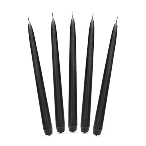 PartyDeco Spitzkerze Schwarz 24cm 10Stk. PartyDeco Spitzkerze Schwarz 24cm 10Stk. von PartyDeco